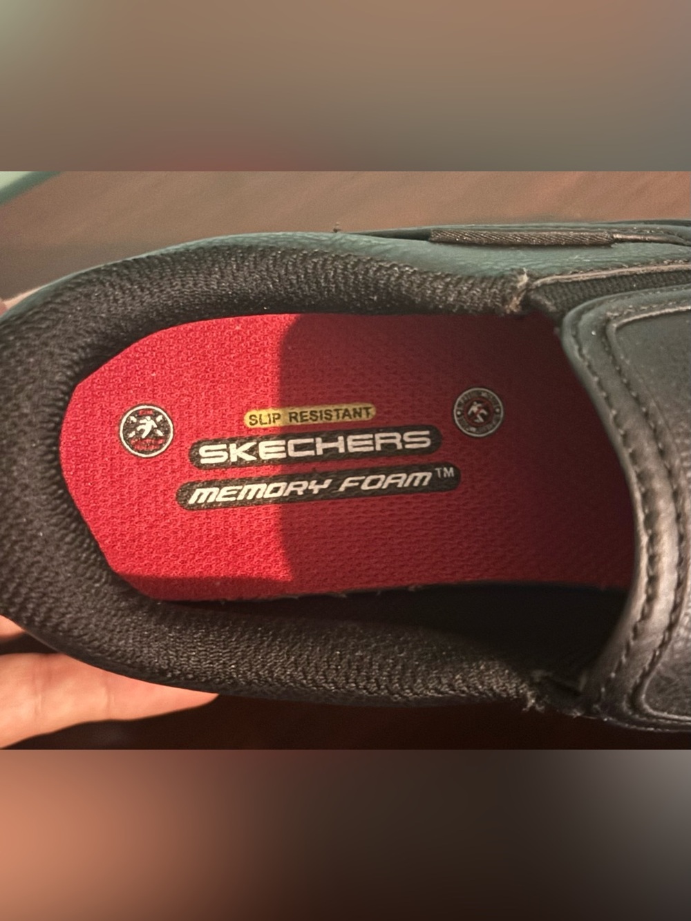 NWOT Skechers Womens Slip-on Non-Skid Black Work‎ shoe Sz 9.5 Memory Foam - Picture 4 of 9